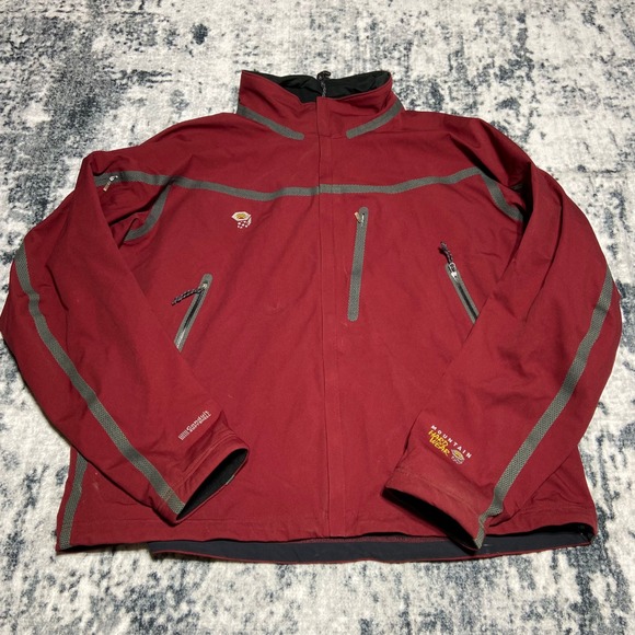 Mountain Hardwear Other - Mountain Hardwear Mens Red Conduit Softshell Jacket 2XL Full Zip Outdoor